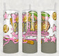 Ballpark Junkie (Softball) 20oz Skinny Tumbler Sublimation Print