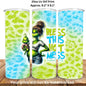 Bless This Hot Mess #momlife 20oz Skinny Tumbler Sublimation Print