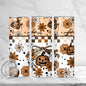 Pumpkin Florals 20oz Skinny Tumbler Sublimation Print