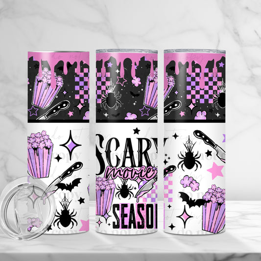 Scary Movie Season 20oz Skinny Tumbler Sublimation Print