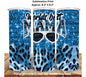 World's Best Mama Blue Leopard 20oz Skinny Tumbler Sublimation Print