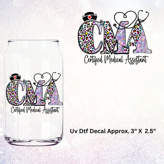 Uv Dtf Decal CMA Certified Medical Assistant