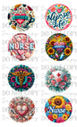 Nurse Car Coasters Sublimation Print