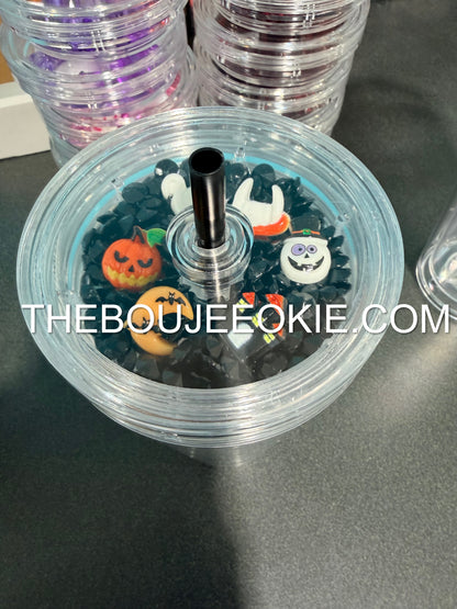 Pre-Filled Shaker Lid | 16oz & 24oz Acrylic Cold Cups