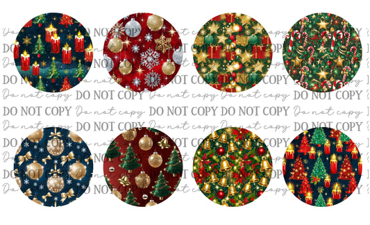 Christmas Car Coasters Sublimation Print