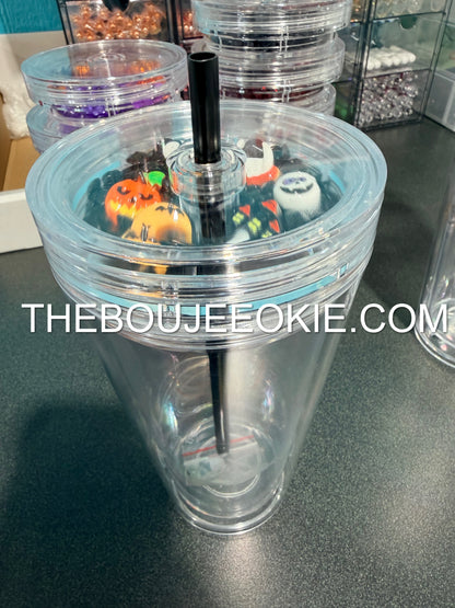 Pre-Filled Shaker Lid | 16oz & 24oz Acrylic Cold Cups