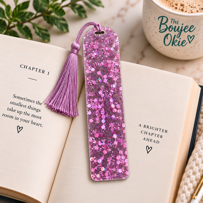 Acrylic Bookmark Blanks with Tassels – 4.7” x 1.25” Craft Blanks for UV DTF, UV Printing & Vinyl
