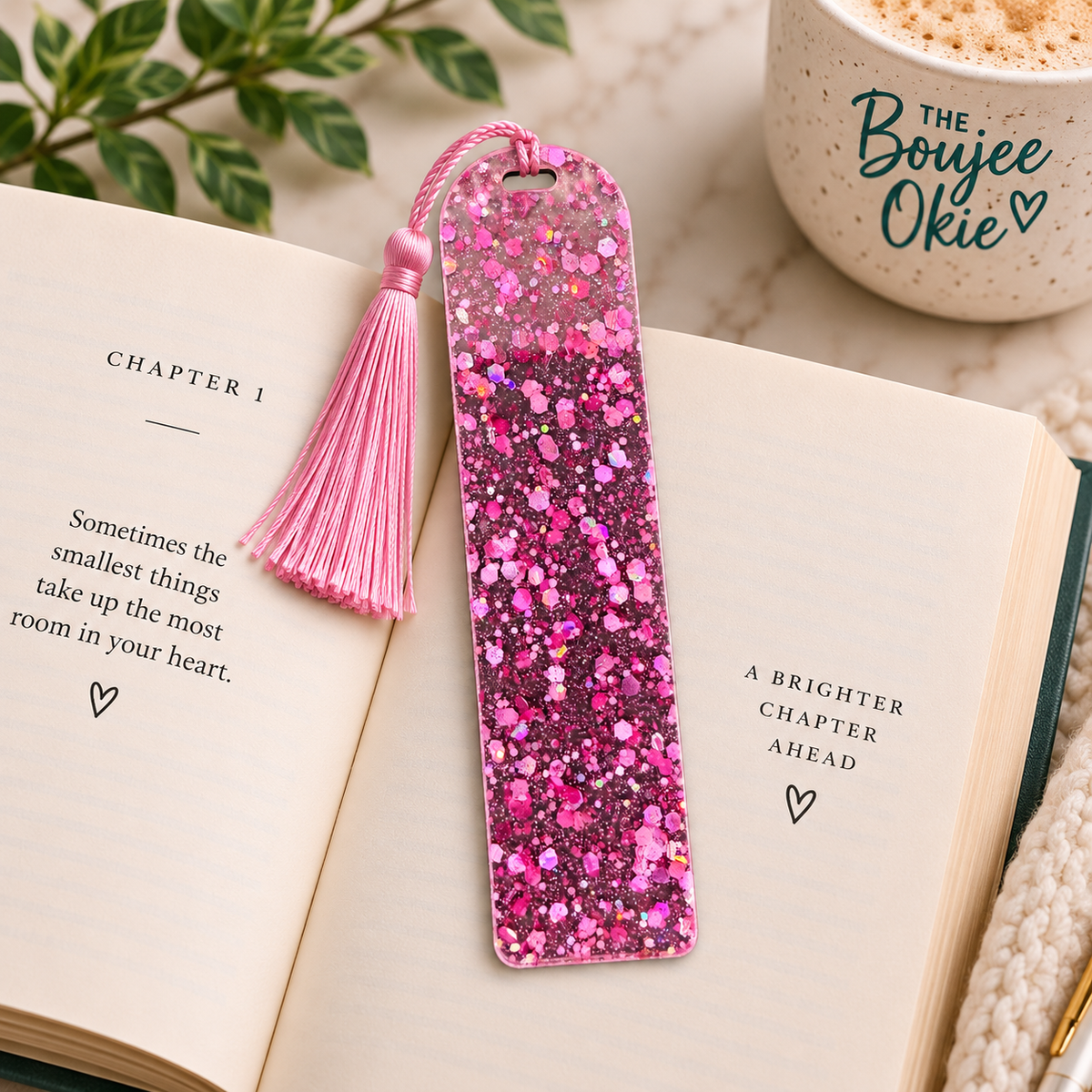Acrylic Bookmark Blanks with Tassels – 4.7” x 1.25” Craft Blanks for UV DTF, UV Printing & Vinyl