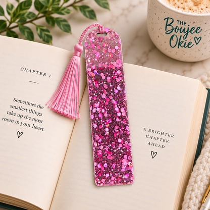 Acrylic Bookmark Blanks with Tassels – 4.7” x 1.25” Craft Blanks for UV DTF, UV Printing & Vinyl