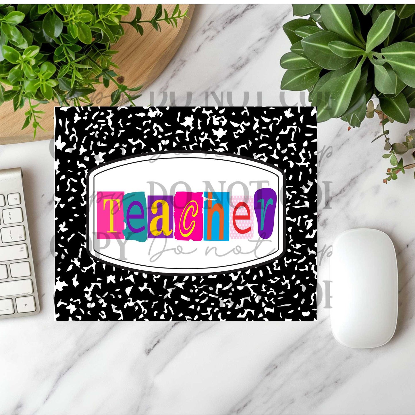 Teacher Mousepad Sublimation Print