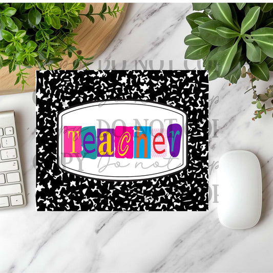 Teacher Mousepad Sublimation Print