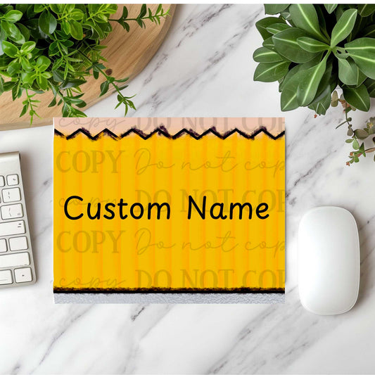 Teacher Custom Name Mousepad Sublimation Print