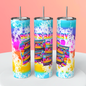 90's Baby 20oz Skinny Tumbler Sublimation Print