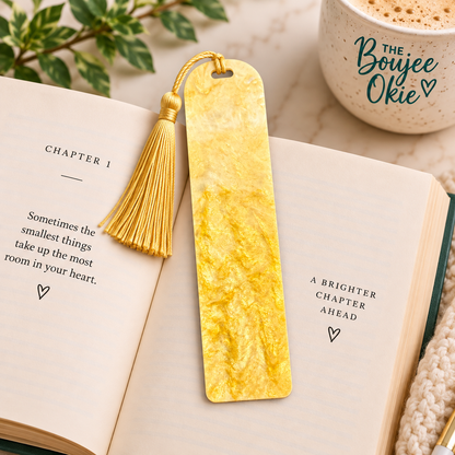 Acrylic Bookmark Blanks with Tassels – 4.7” x 1.25” Craft Blanks for UV DTF, UV Printing & Vinyl