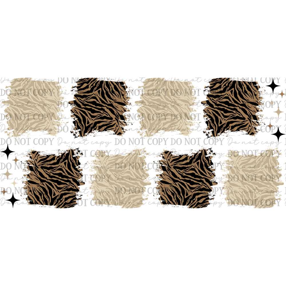 UV DTF Elements & Clip Art Sheet – Double Sided Cup Wrap Size