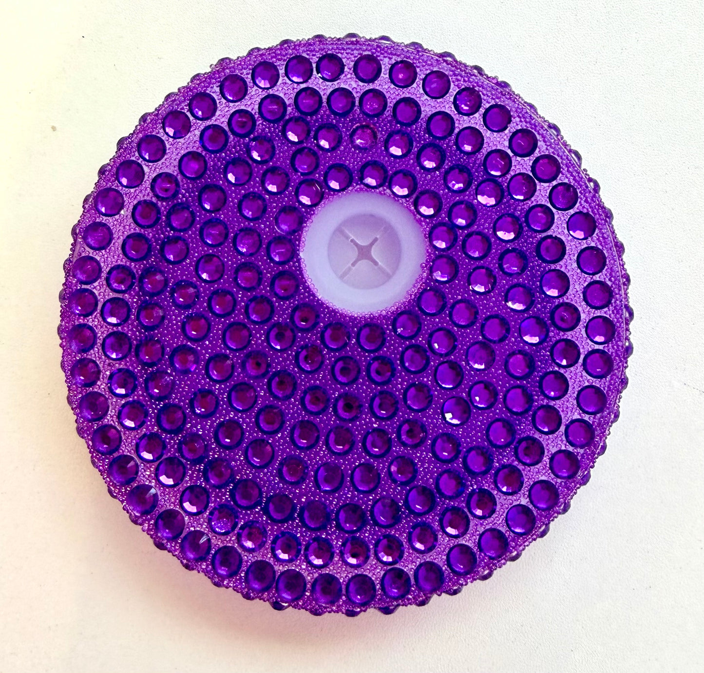 Purple Acrylic Bling Lid For 16 and 20oz Beer Can Style Tumblers