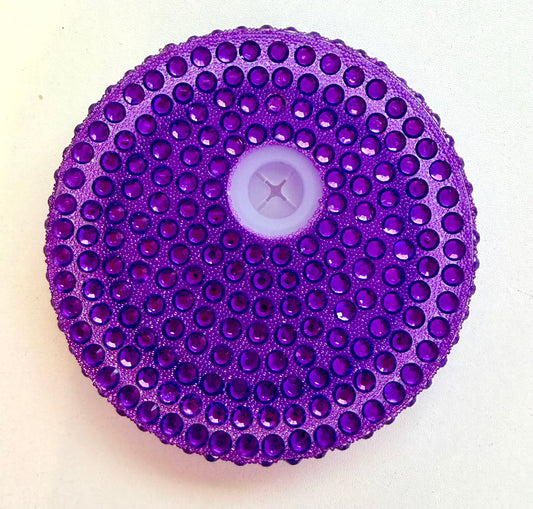 Purple Acrylic Bling Lid For 16 and 20oz Beer Can Style Tumblers