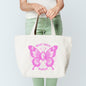 Breast Cancer Warrior Tote Bag Sublimation Print