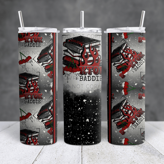 BookTok Baddie 20oz Skinny Tumbler Sublimation Print