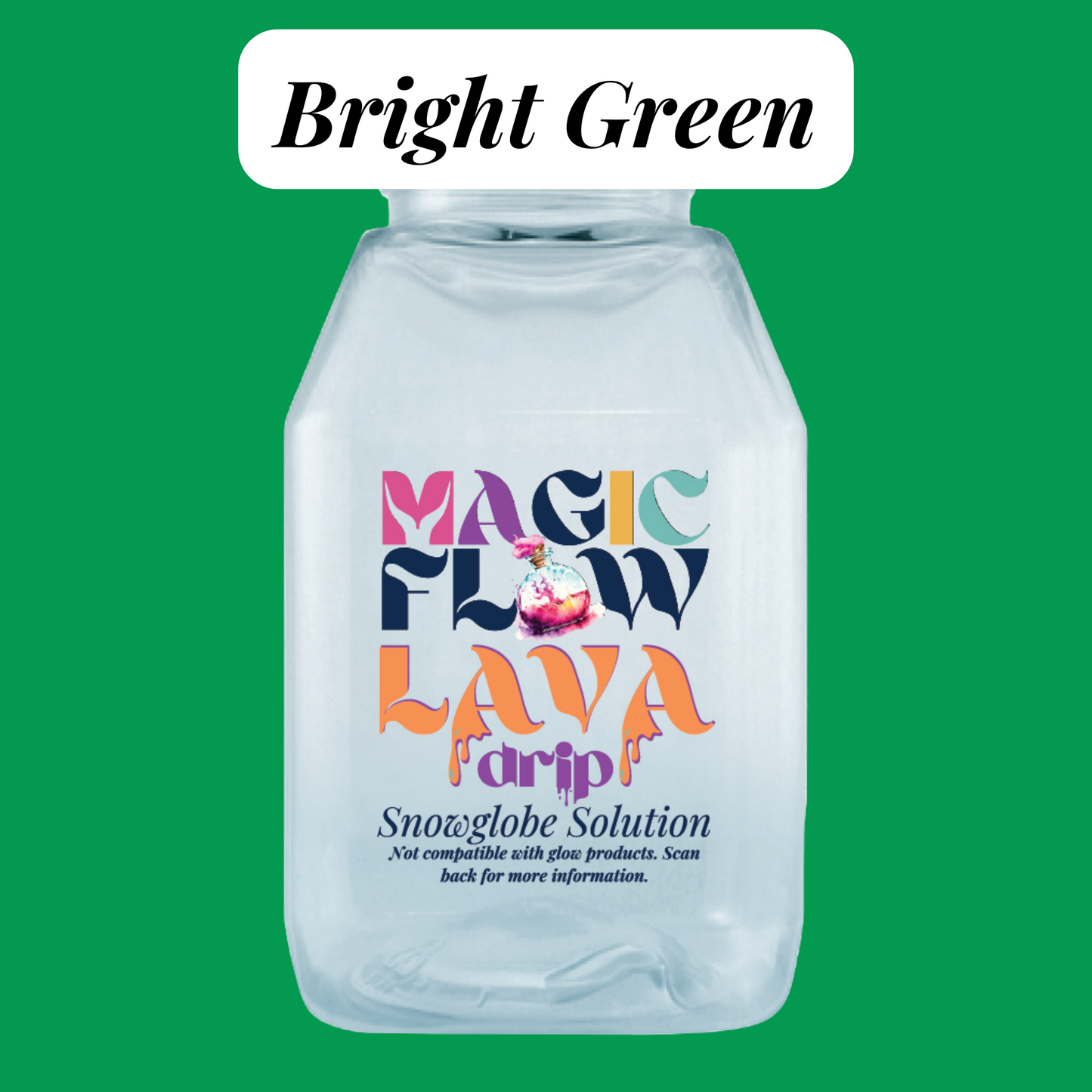 Magic Flow Lava Drip – Lava Tumbler Snow Globe Solution 8oz