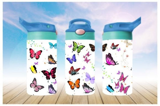 Butterflies 12oz Tumbler Sublimation Print | Kids