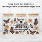 Capable Worthy Enough Uv Dtf Wrap Double Sided Fall Florals & Butterflies
