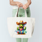 Cowboy Cactus Tote Bag Sublimation Print
