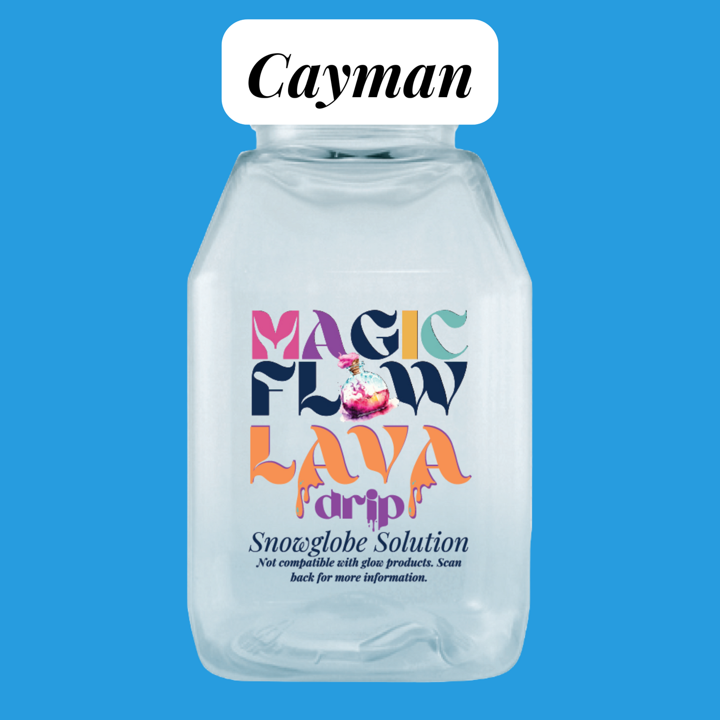 Magic Flow Lava Drip – Lava Tumbler Snow Globe Solution 8oz