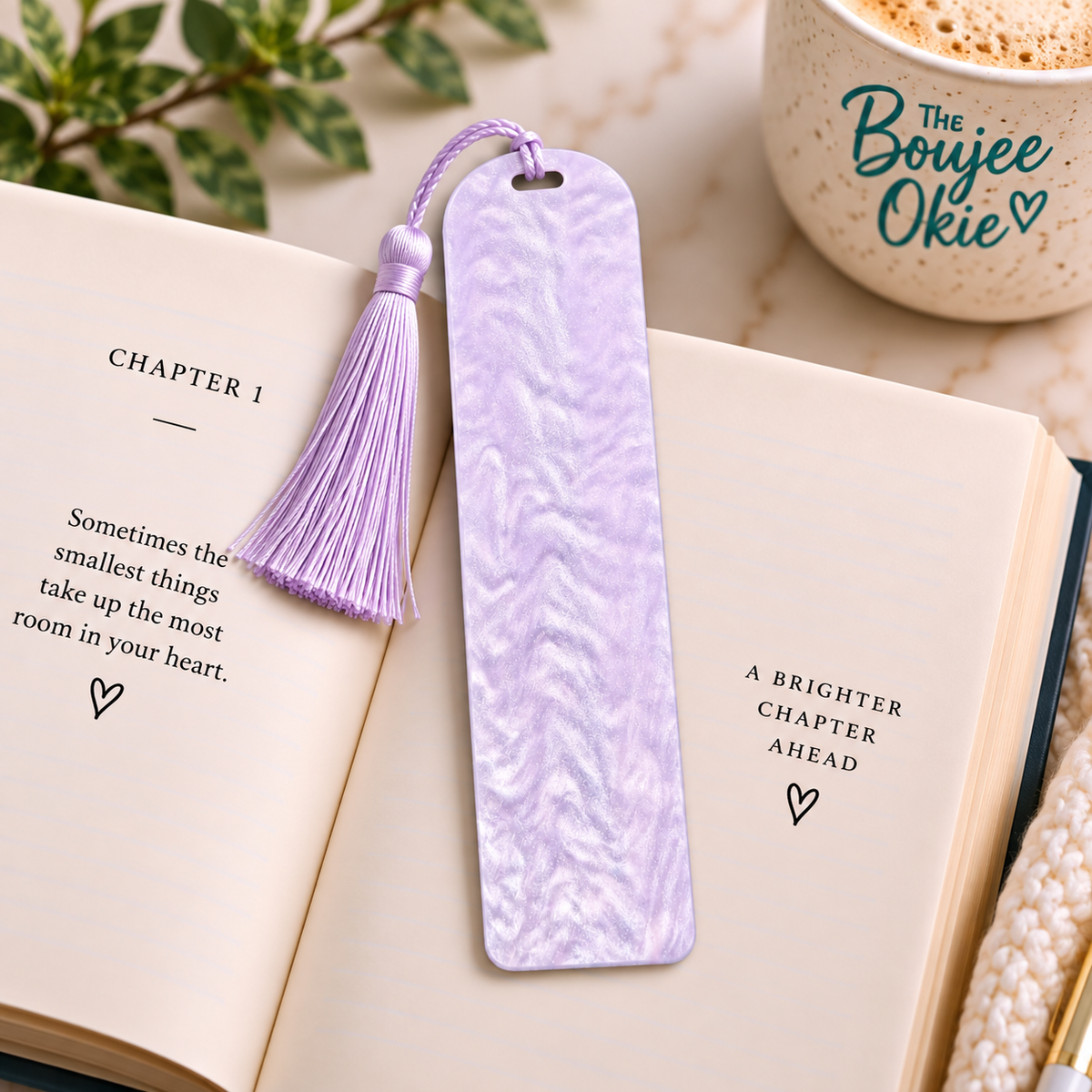 Acrylic Bookmark Blanks with Tassels – 4.7” x 1.25” Craft Blanks for UV DTF, UV Printing & Vinyl