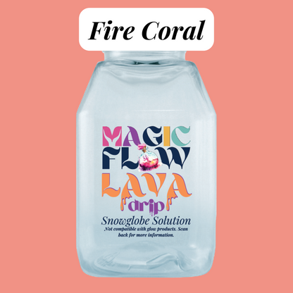 Magic Flow Lava Drip – Lava Tumbler Snow Globe Solution 8oz