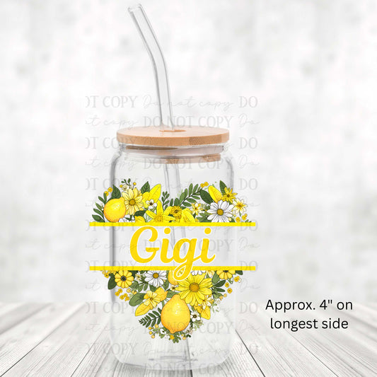 Gigi Lemons Design Uv Dtf Decal