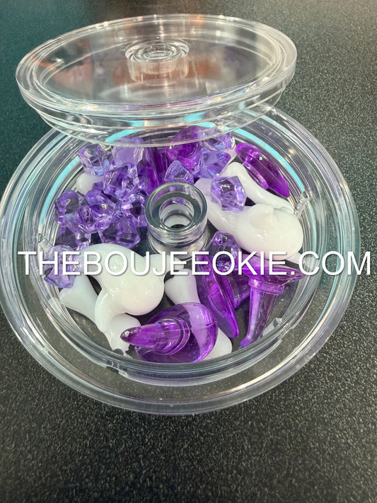 Pre-Filled Shaker Lid | 16oz & 24oz Acrylic Cold Cups