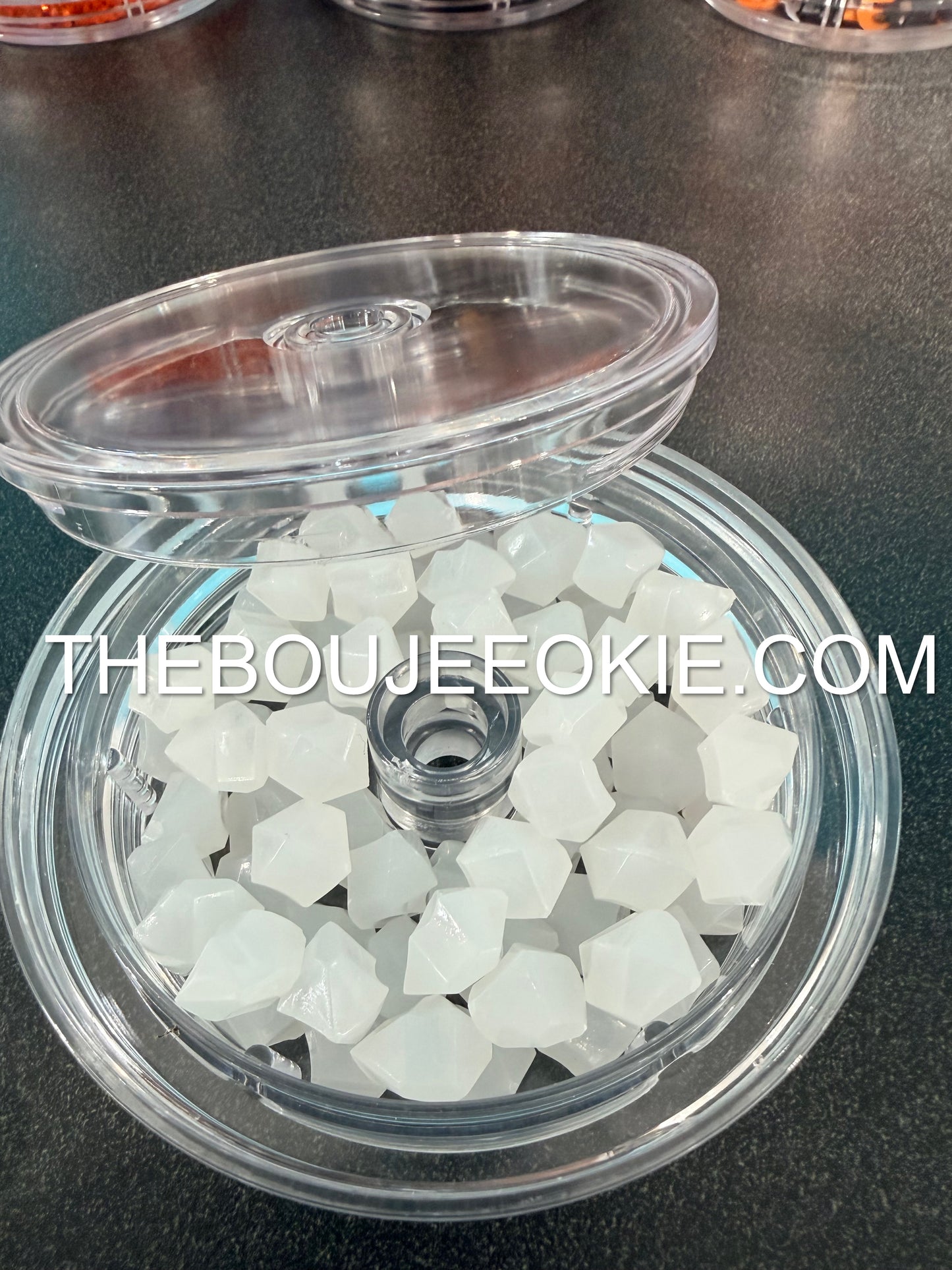 Glow In The Dark Faux Ice Pre-Filled Shaker Lid | 16oz & 24oz Acrylic Cold Cups