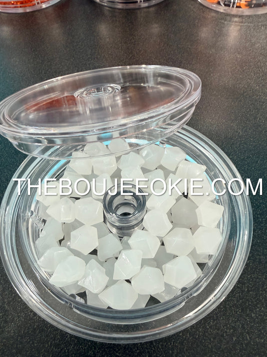 Glow In The Dark Faux Ice Pre-Filled Shaker Lid | 16oz & 24oz Acrylic Cold Cups