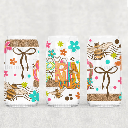 Spring Vibes Uv Dtf Wrap Double Sided