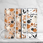 Fall Ghost Pumpkins Frames 20oz Skinny Tumbler Sublimation Print
