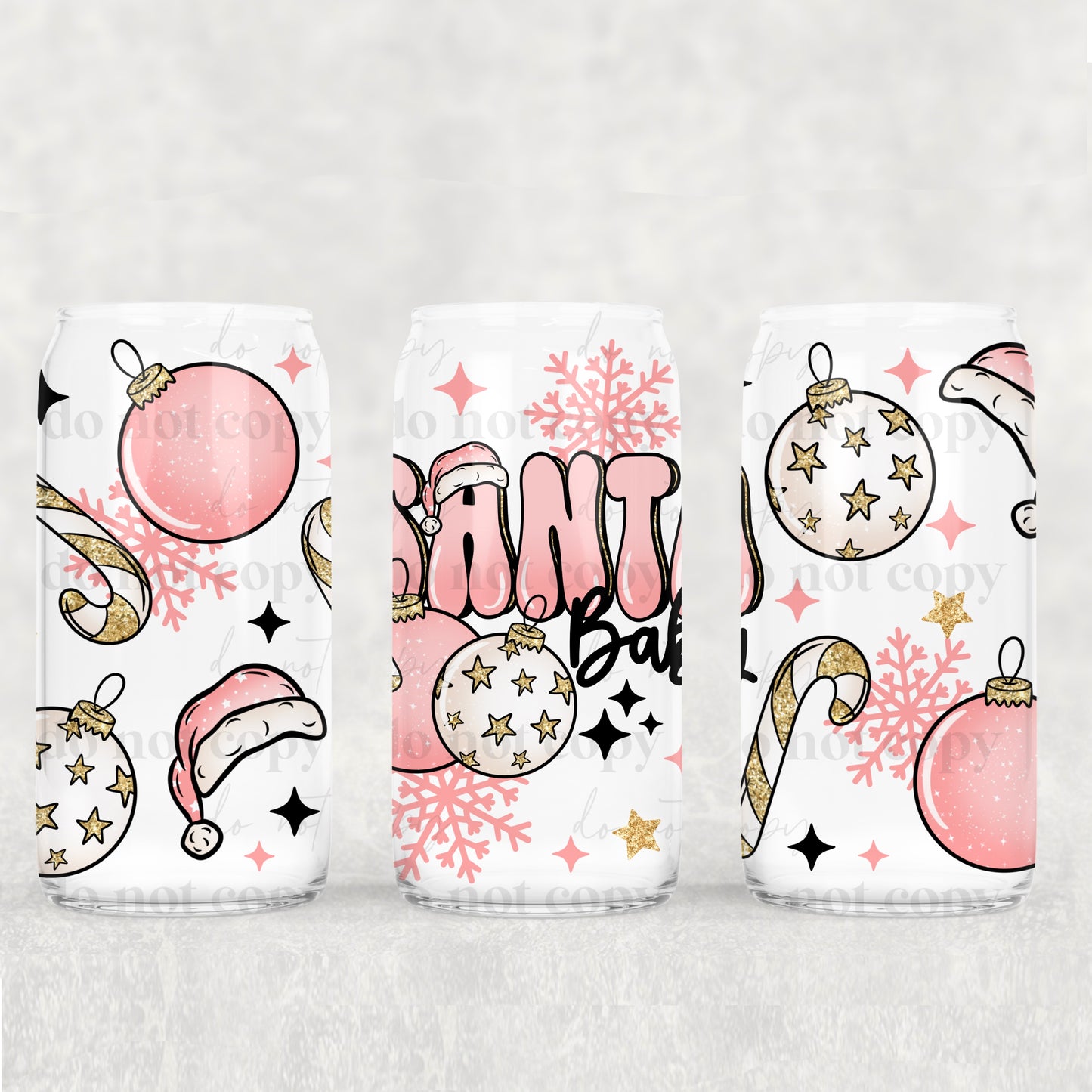 Santa Baby Uv Dtf Wrap