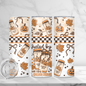 Fueled By Fall Vibes & Energy Drinks 20oz Skinny Tumbler Sublimation Print