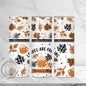 Leaves Are Falling 20oz Skinny Tumbler Sublimation Print
