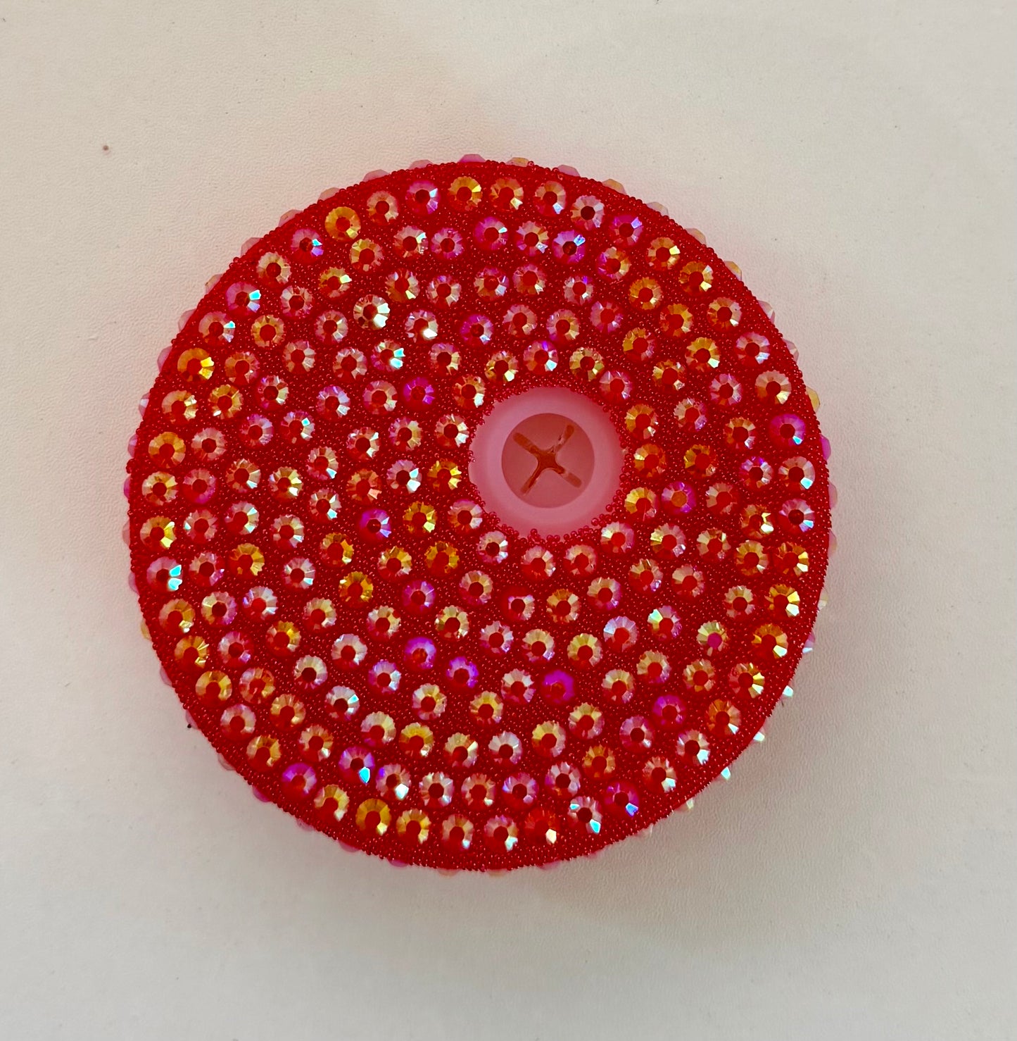 Red Acrylic Bling Lid For 16 and 20oz Beer Can Style Tumblers