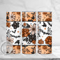 Fall Bat Florals 20oz Skinny Tumbler Sublimation Print