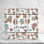 Floral Mum 20oz Skinny Tumbler Sublimation Print
