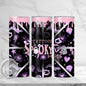 Tattoos & Spooky Vibes 20oz Skinny Tumbler Sublimation Print
