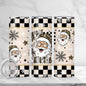 Leopard Merry Christmas Santa (Light Skin) 20oz Skinny Tumbler Sublimation Print