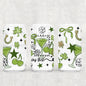 St Patrick's Day Lucky Girl Martini UV DTF Double-Sided Wrap – 16oz Glass Can & Tumbler Design