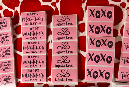 Valentine Thermal Label Shipping Packaging  Stickers