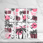Beach Bum (Pink) 20oz Skinny Tumbler Sublimation Print