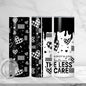 The More You Hate Me The Less I Care 20oz Skinny Tumbler Sublimation Print