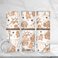 The North Pole Gingerbread 20oz Skinny Tumbler Sublimation Print