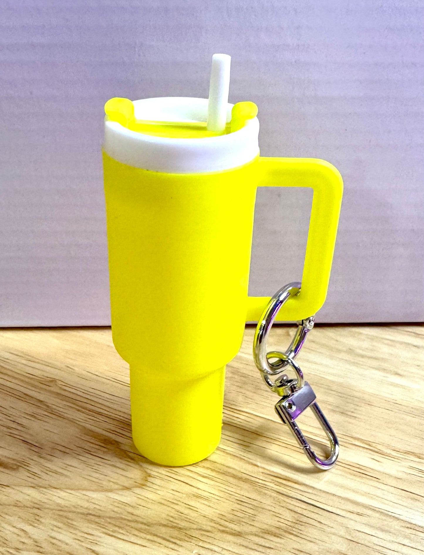 Mini Tumbler Keychain Yellow